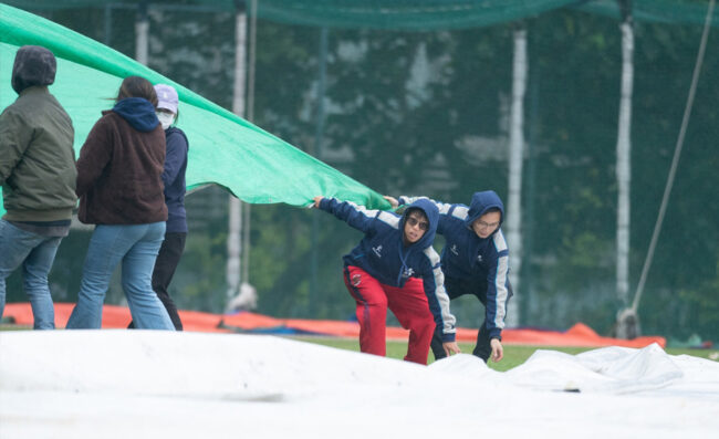 नेपाल र हङकङबीचको टी-२० आई क्रिकेट वर्षाका कारण रद्द