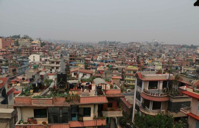 वर्षासँगै घट्यो काठमाडौंको प्रदूषण