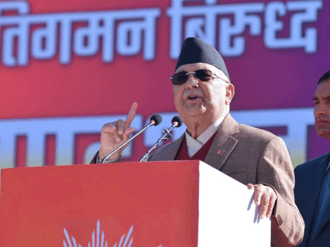 ओलीको दाबी : ‘वर्तमान सरकारलाई अदालतले संवैधानिक ठहर्‍याउनै सक्दैन’