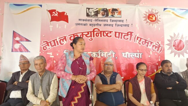 एमाले पाल्पाको संगठन विभागको बैठक सम्पन्न