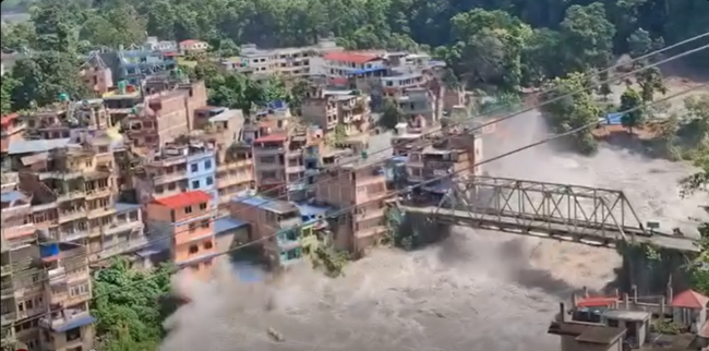 भोटेकोसी बाढीको जोखिम सुस्तासम्मै रहने